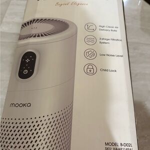 MOOKA B-D02L Air Purifiers for Home Large Room Up to 1076 ft²